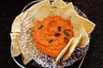 American Roasted Red Pepper and Goat Cheese Dip Appetizer