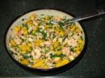 American Shrimp and Mango Appetizer Drink