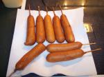 American Delicious Corn Dogs Appetizer