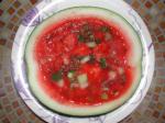 American Watermelon Tomato Gazpacho Appetizer
