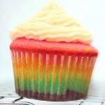British Cupcake Rainbow Dessert