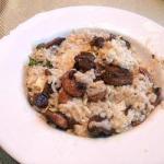 British Risotto with Mushrooms and Asiago Appetizer