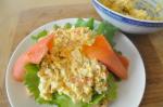 Canadian Egg Salad and Smoked Salmon Sandwiches Appetizer