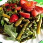 American Strawberry Asparagus Salad Dinner