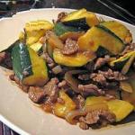 Chinese Beef Jumped to Courgettes Appetizer