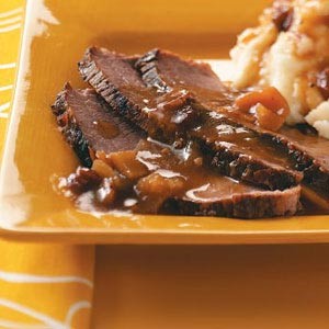 Canadian Spiced Cranapple Brisket Appetizer