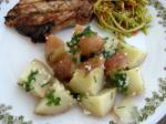 American Baby Red Potatoes with Garlic and Parsley Dinner