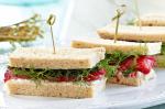 Canadian Quick Salmon Gravlax and Beetroot Finger Sandwiches Recipe Appetizer