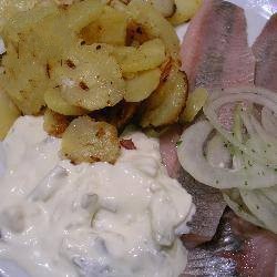 American Matjes Herring Feast Appetizer