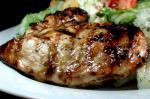 American Grilled Chicken Breast With Barbecue Glaze BBQ Grill