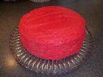 American Really Red Red Velvet Cake Dessert