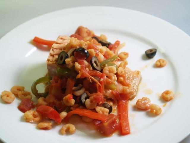 American Ralph And Kacoos Salmon Provencal Appetizer