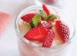 American Fresh Strawberries Layered with Greekstyle Yogurt and Honey Dessert