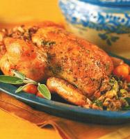 American Roast Chicken with Old-fashioned Stuffing Dinner