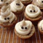 British Cupcakes Ghosts for Halloween Dessert