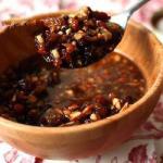 British Itched english Jam of Dried Fruit Breakfast