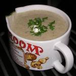 Light Mushroom Soup recipe
