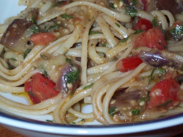 Italian Linguine With Eggplant 1 Dinner