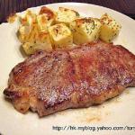 Steak and Roast Potatoes recipe