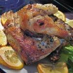 American Thighs of Chicken in the Oven with Lemon Appetizer