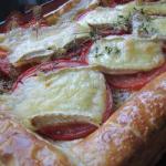 American Tomato Tart for and Brie Appetizer