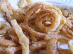 American Deepfried Onion Rings Appetizer