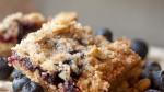 British Blueberry Crumble Bars Recipe Dessert