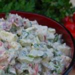American Potato Salad for Vegans Appetizer