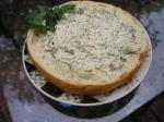 American Spinach Dip in a Cobb Loaf Appetizer
