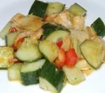 American Cucumber and Celery Salad Appetizer
