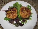 American Tuscan Chicken Cakes with Golden Aioli Dinner