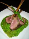 British Broiled Lamb Chops With Mint Pesto Appetizer