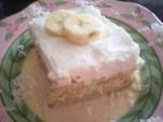 American Banana Tres Leches Cake Dessert