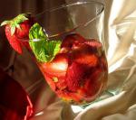 American Minted Strawberries With White Wine Appetizer