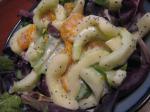 American Sweet Mandarin Cucumber Salad Appetizer