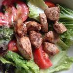 Leaf Salad with Chicken Strip recipe