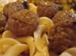 American Favorite Meatballs and Gravy Dinner