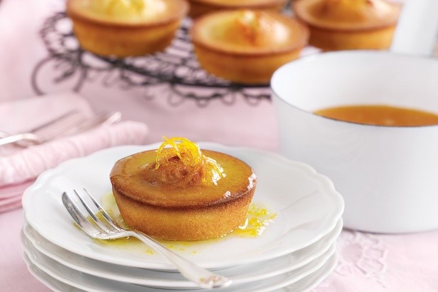 American Orange and Almond Friands With Orange Syrup Recipe Dessert