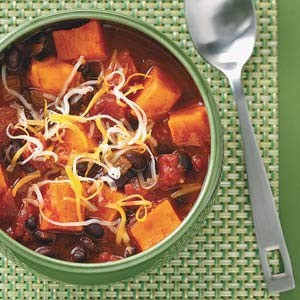 American Sweet Potato and Black Bean Chili 1 Dessert