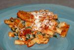 American Baked Ziti With Spinach and Cheese Dinner