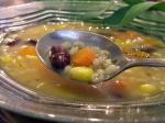American Barley Soup With Red Beans Corn and Sage Appetizer