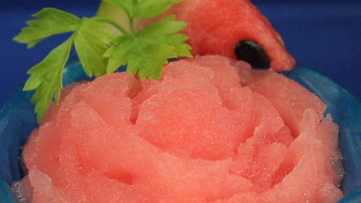 American Juicy Watermelon Sorbet Recipe Dessert