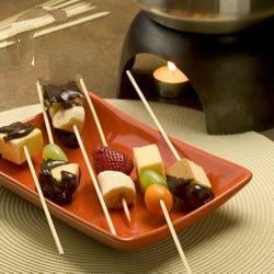 American Totally Groovy Chocolate Fondue Recipe Dessert