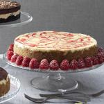 American Swirled Raspberry and Chocolate Cheesecake Dessert