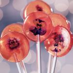 British Edible Flower Lollipops Dessert