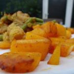 American Baked Pumpkin with Coconut Curry Appetizer