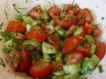 American Simple Tomato Herb Salad Appetizer