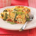 Georgian Zucchini Tomato Frittata Appetizer