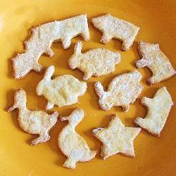 British Butter Biscuits with Sugar Dessert