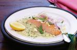 American Hotsmoked Salmon With Fennel Mint and Feta Salad Recipe Appetizer